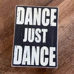 Dance Just Dance Wooden Box Picture